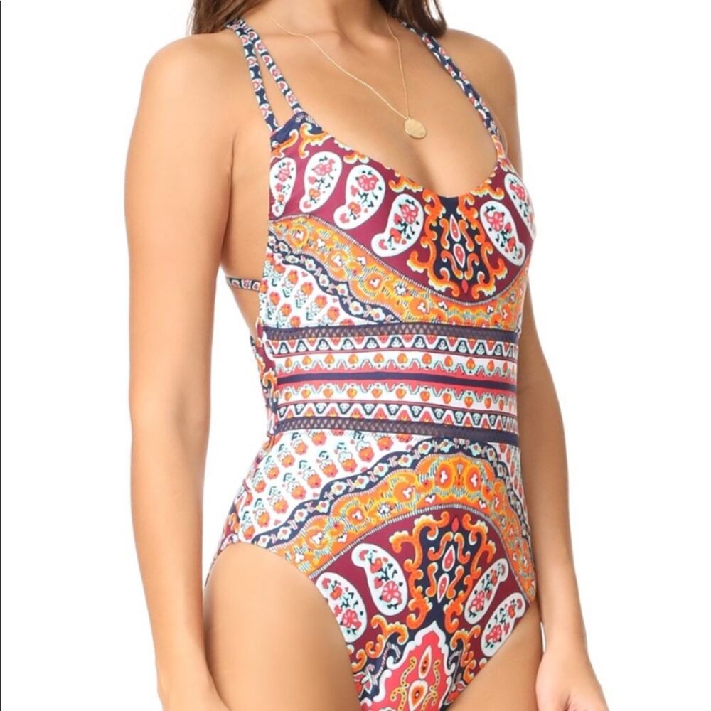 NANETTE LEPORE Paisley Goddess Swimsuit